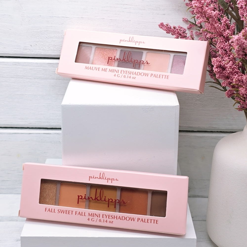 Mauve Me & Fall Sweet Mini Eyeshadow Palette Set By PINKLIPPS